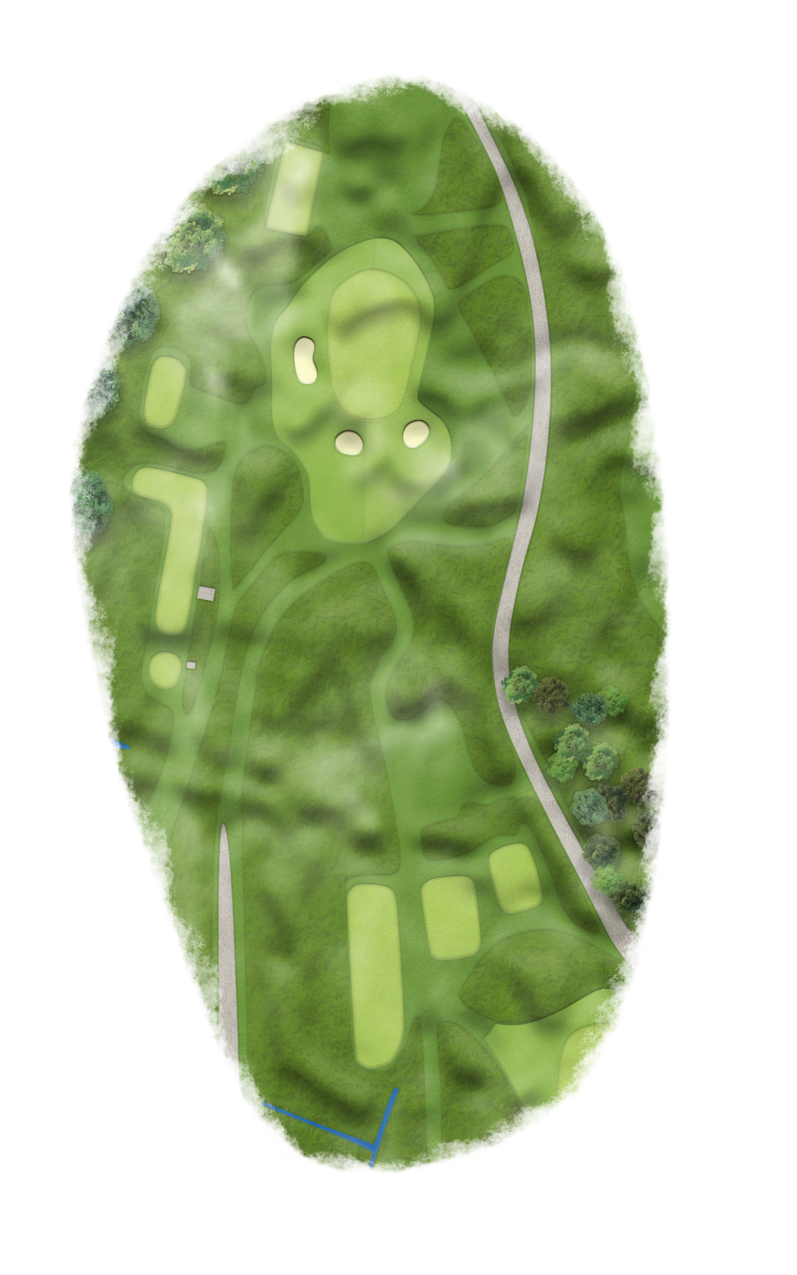 Hole Sixteen Map